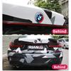 -7 Stück Frontklappen-Emblem Für BMW 50-jähriges Jubiläum Logo 82mm+Heck-Abzeichen 74mm+Radnabenkappe 68mm+Lenkrad-Aufkleber 45mm