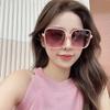 New Big Sunglasses Women Men Trendy Vintage Brand Designer Anti-UV Gradient Color Korean Version Glasses Fashion Accessories
