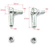 2pcs M8 8x8 Tie Rod End Kits Ball Joint Rod Head For 49cc Electric Mini Kids ATV Go Kart Buggy Quad Bike Parts