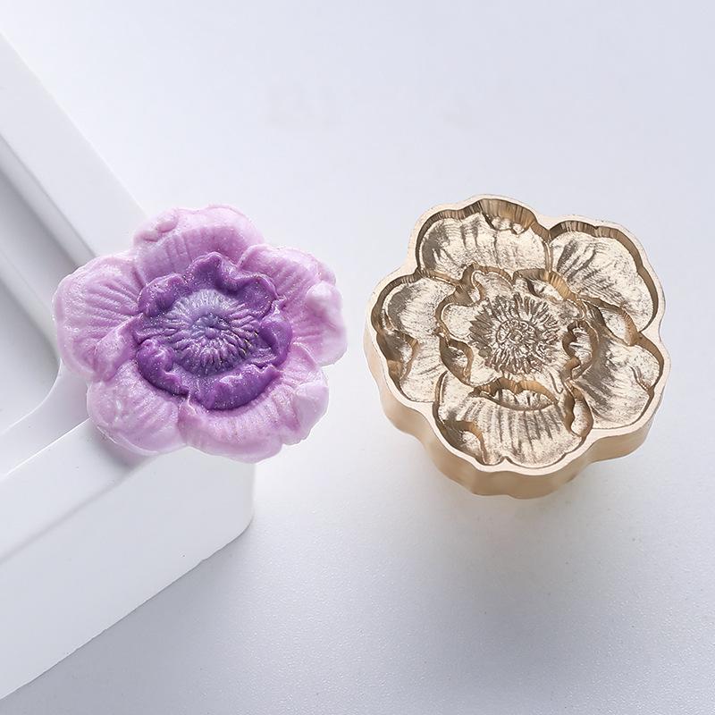 Embossed Plants Flowers Lacquer Seals and Seals Are for Stamps Wedding Invitations Gift Packaging and Decoration