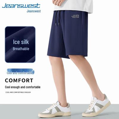 Jeanswest Men's Ice Silk Quick-Dry Basketball Shorts
