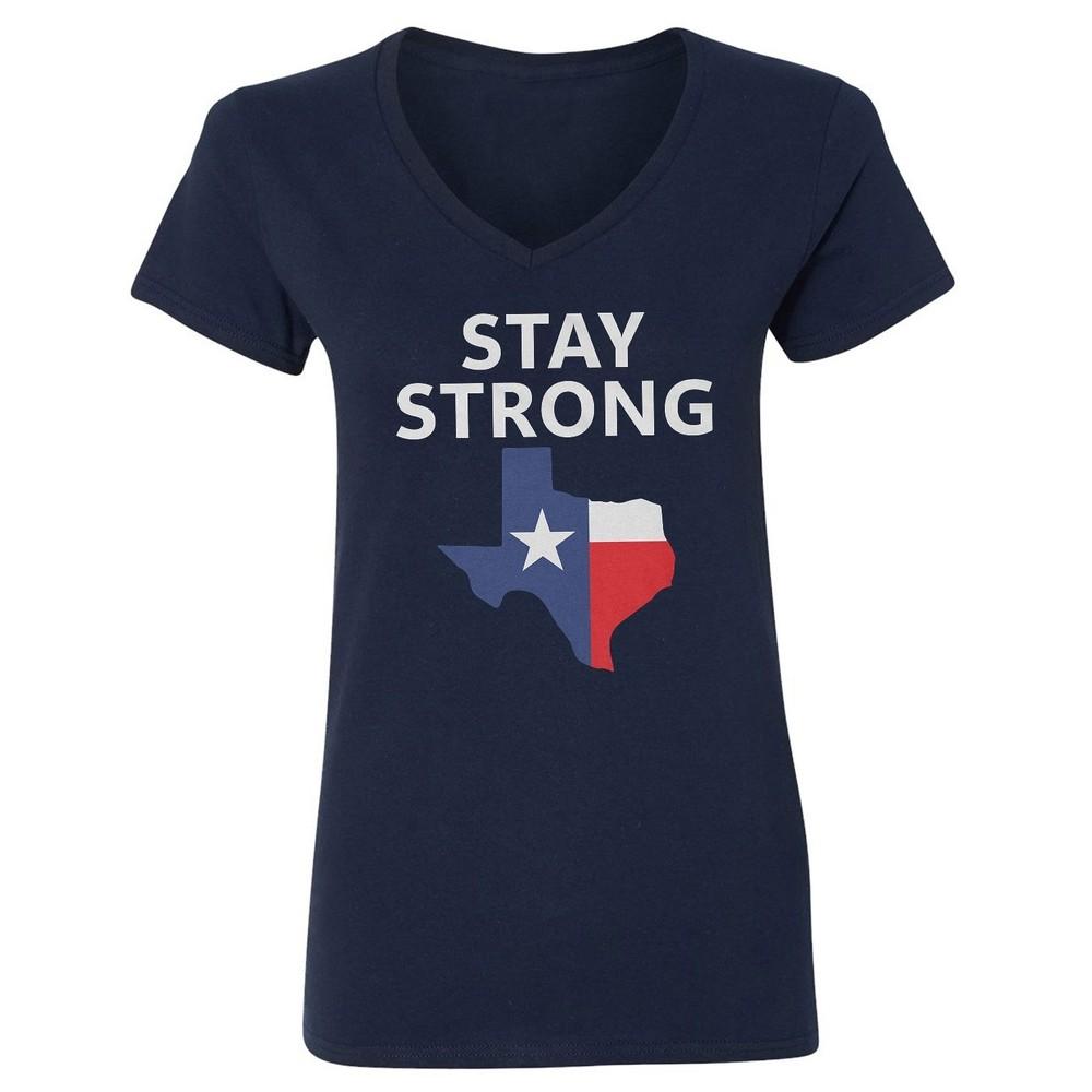Stay Strong Texas Flood Relief - Lone Star Support Ladies  V-Neck Tshirt Unisex T-Shirt XL