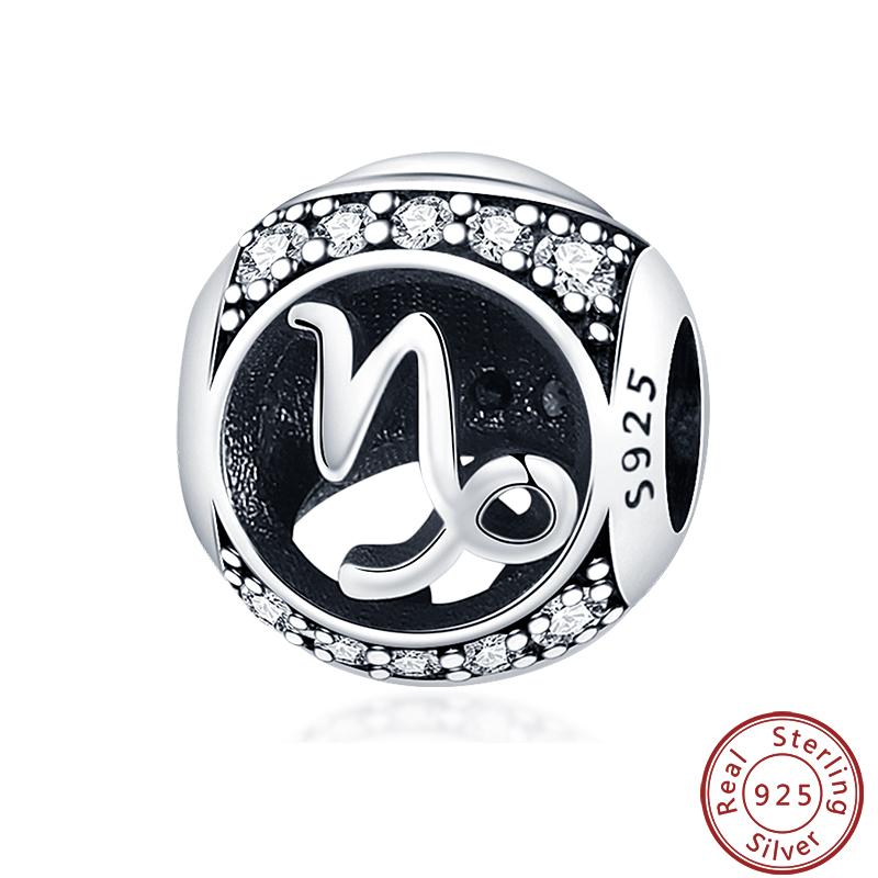 Lucky Copper Craft Birthday Zodiac Series Colorful Shining Zircon Lucky Beads Charms 3Mm Diy Exquisite Jewelry Making