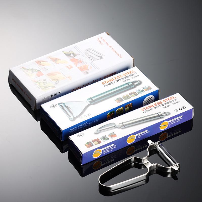 304 Stainless Steel Multifunctional Peeler and Scraper for Kitchen Use