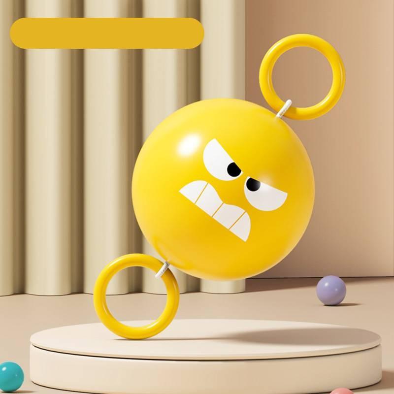 Pull Children Ball Toys Hand Eye Coordination Toy Outdoor Sports With Lights