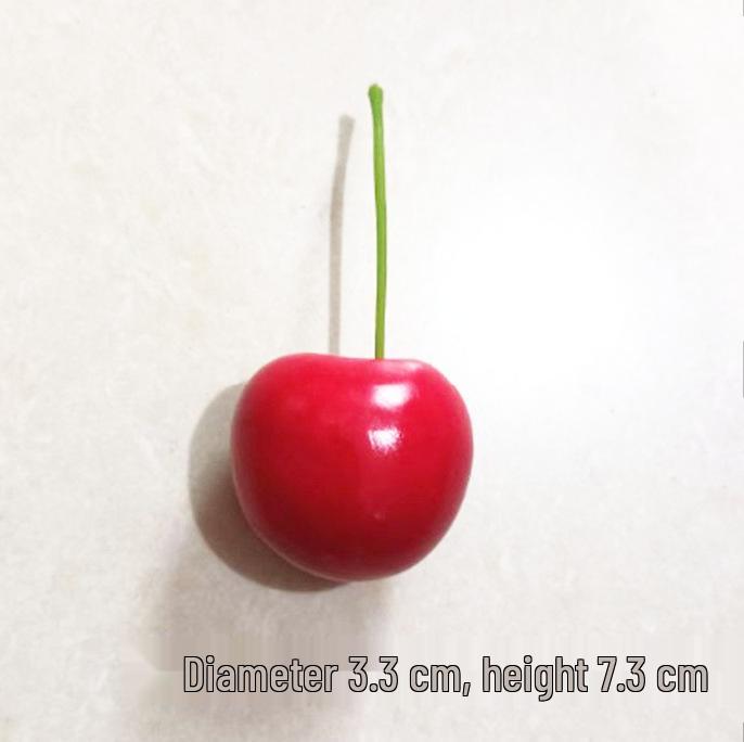 Artificial Fruit Props: Cherries, Lemon, Orange, Banana, Apple
