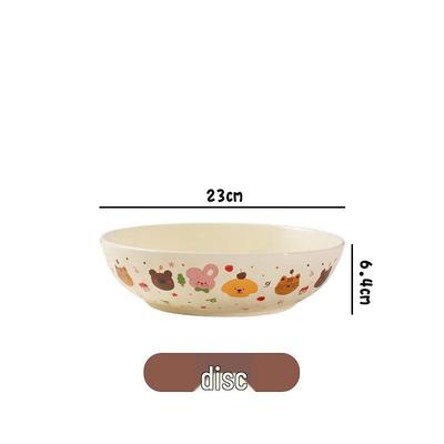 ZISIZ Urocza Ceramiczna Miska do Ramenu z Kreskówką