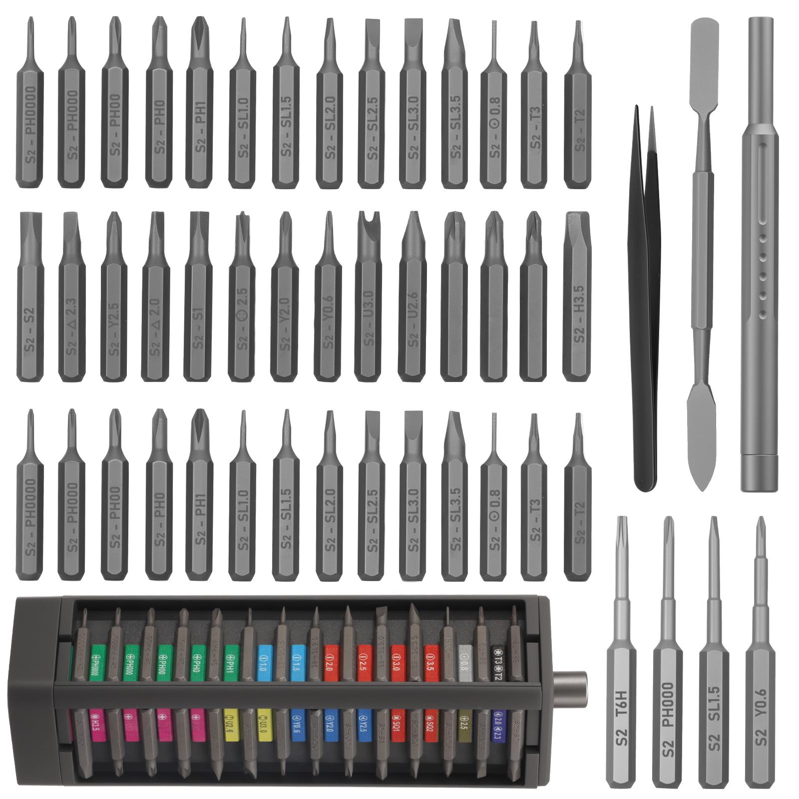 49 in 1 Precision Screwdriver Set Professional Screwdriver Set with Storage Case Manual Screwdrivers Kit for Phone Watch Repair