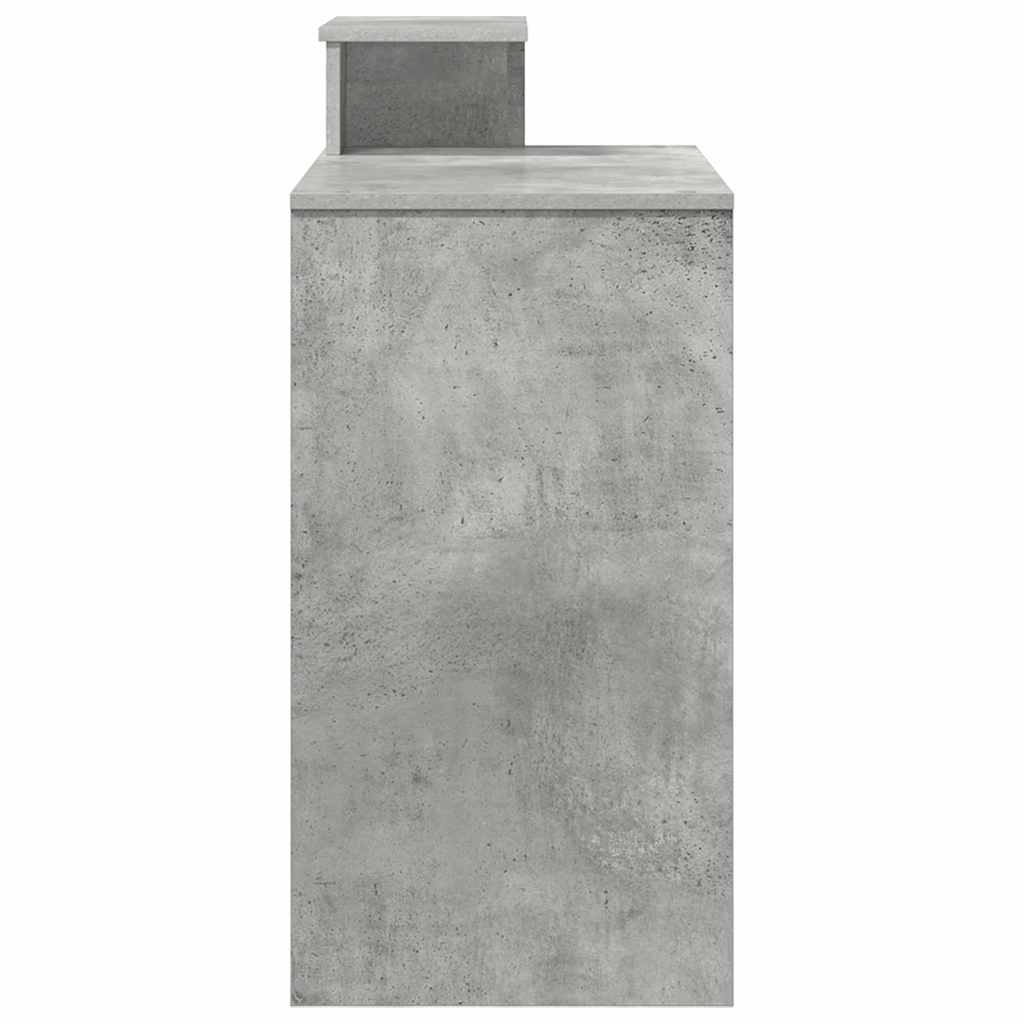 Concrete Grey Desk 106 x 41 x 88.5 cm Particleboard