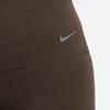 Nike Zenvy Series Solid Color Low-Intensity High-Waist Quick-Dry Slim Fit Cropped Sports Leggings Women Bottoms Brown DQ6016-237