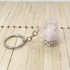 Small BobaMilk Tea Cup Key Chains Cute Bubble Tea Keychain KawaiiCar Keyring