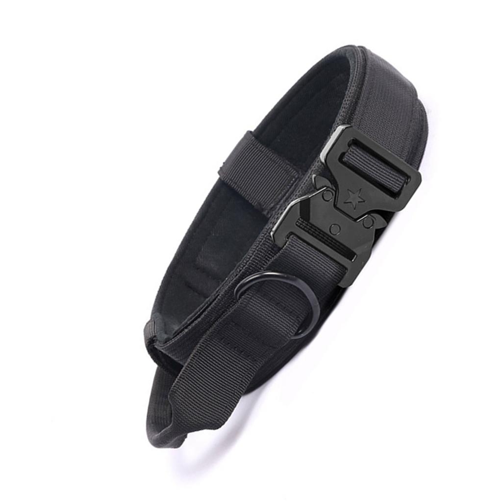 Dog Collar Safe Adjustable Comfortable Military Training Dog Collar for Medium Large Dogs