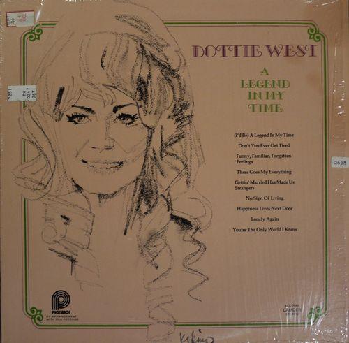 

LP Record DOTTIE WEST - A Legend In My Time ACL7043 Pickwick USA & Cana Folk Used