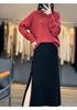 Women's Cashmere Lapel Sweater - Versatile Long Sleeve Knitwear for Autumn/Winter