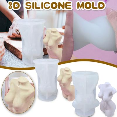 Silicone Candle Mould Body Shape Female Silicone Art Body Mould DIY Body Shapes