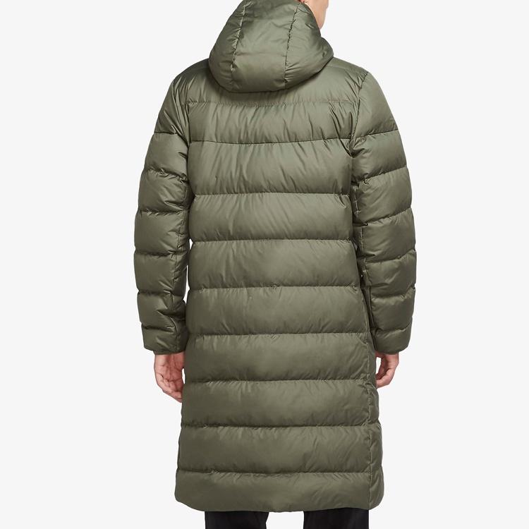 Nike Casual Sports mid-length hooded down Jacket Green Men's CU0281-380