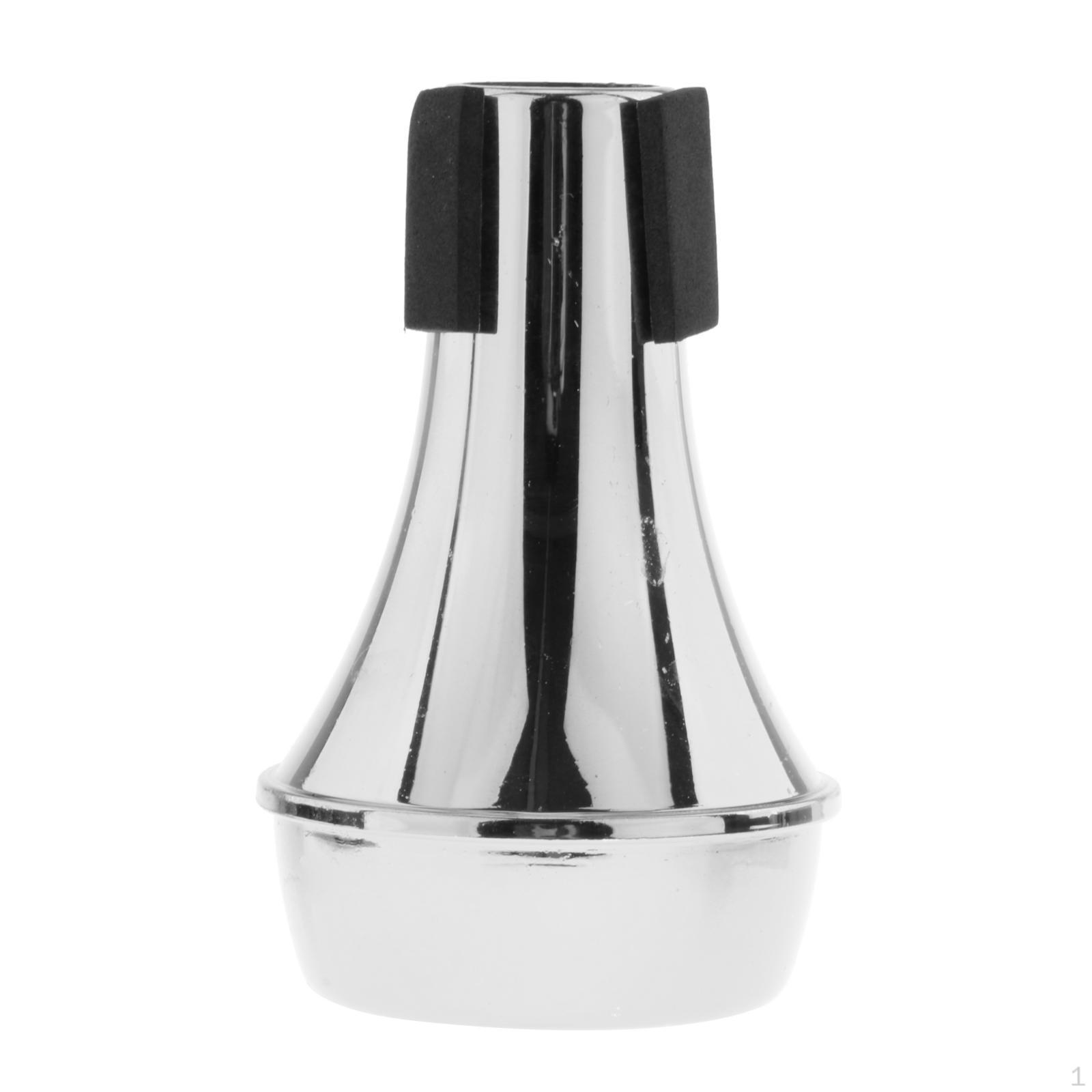 Trumpet, Straight Mute, Sourdine Brass Musica mini Silver