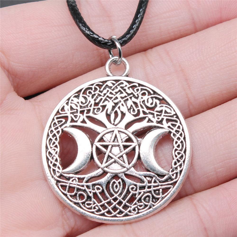 Tree of Life Nature Growth Pendant Antique Bronze Metal Daughter Choker Necklace Trendy Gift