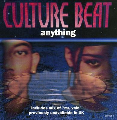 7inch Record CULTURE BEAT - Anything 6600257 Epic 1993 UK Dance & Electronica Used