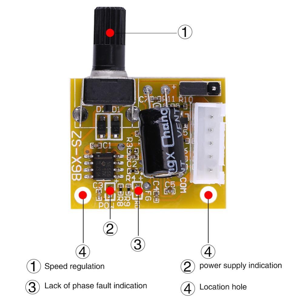 3-Phase BLDC Speed Controller 15W Motor Speed Regulator Brushless Motor Driver For DIY Projects