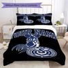 Custom Name MSV Duisburg Pattern Bedding,Quilt Set Quilt Cover Pillowcase Home Birthday Gift(1 * Duvet Cover + 2 * Pillowcase, Without Core)_lx