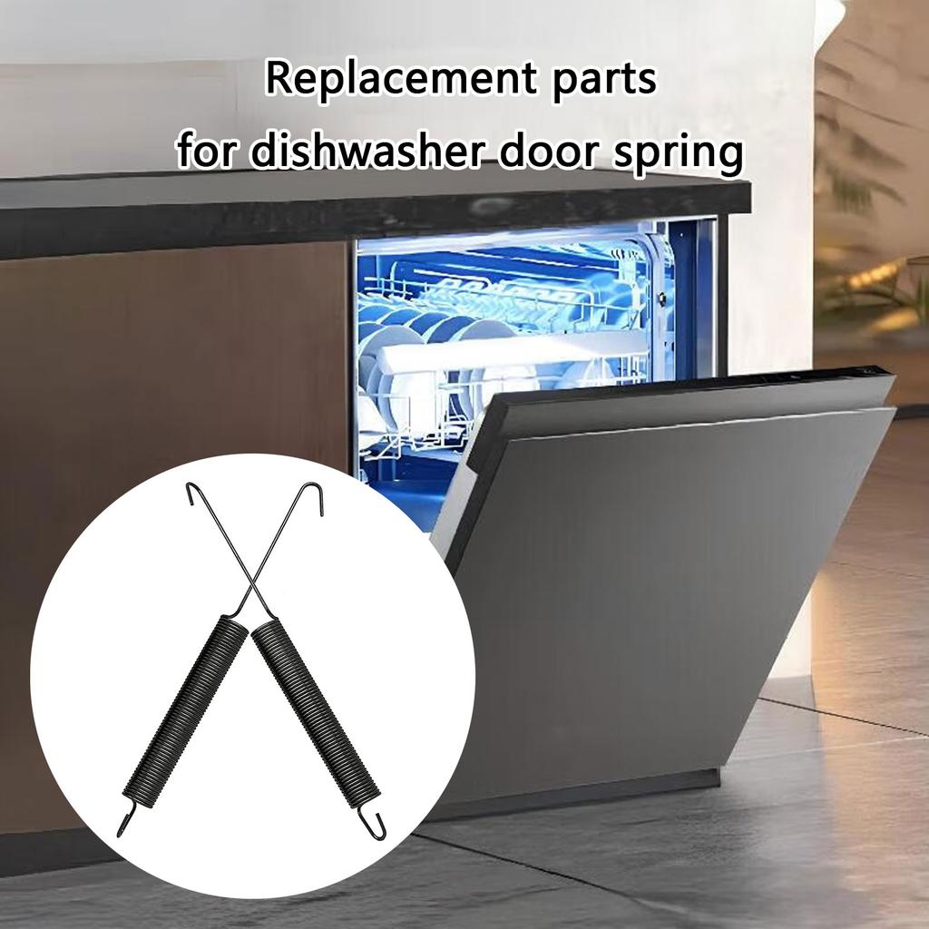 2Pcs Dishwasher Door Spring Replacement Part Bowls Washing Machine Components Home Kitchen Appliance Accessories