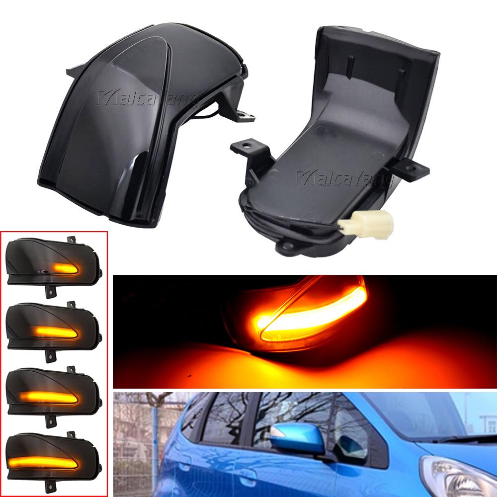 Dynamic LED Door Side Wing Mirrors Turn Signal Light Indicator Lamp Blinker for Honda CRV 07-11 RE1 RE2 RE4 Crosstour 11-16