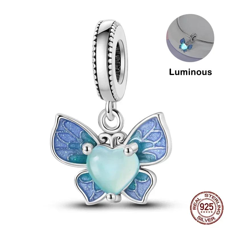 Copper Classic Purple Retro Heart Shape Lotus Angel Pattern Charms Beads Fit Necklace Bracelets Pendant Diy Jewelry