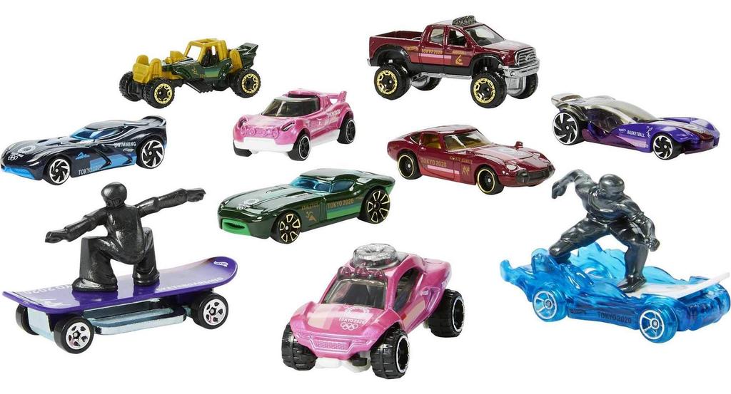 Hot Wheels Paquete Olímpico de Tokio GRG54 10 Coches