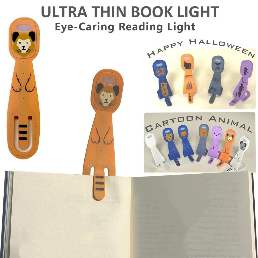 Ultra-Thin LED Bookmark Night Lamp Card Size Clip-On Book Light Compact Mini Lamp Travel