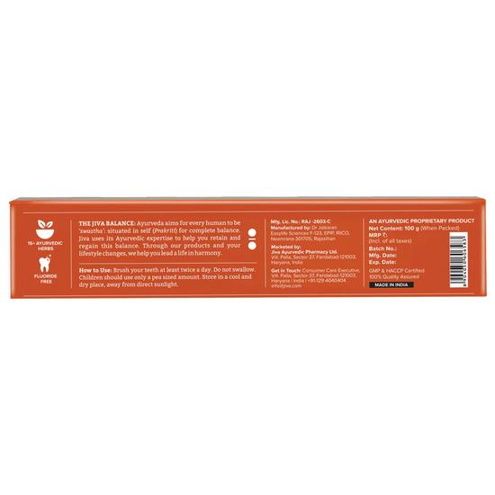 Jiva Ayufresh Toothpaste 100 Gm Teeth Cleansing Toothache