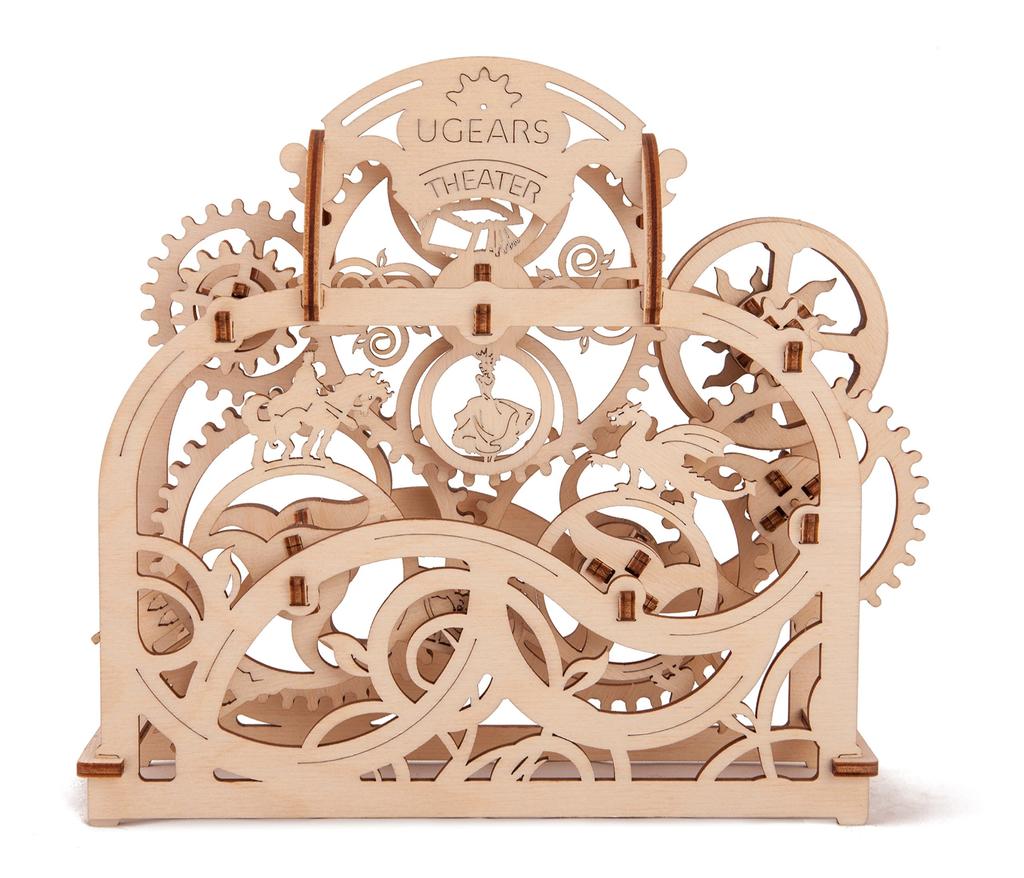 Ugears Theater Wooden Puzzle 70002, Crafts, Model Building, 3D Puzzle, No Glue or Tools Required, for Adults