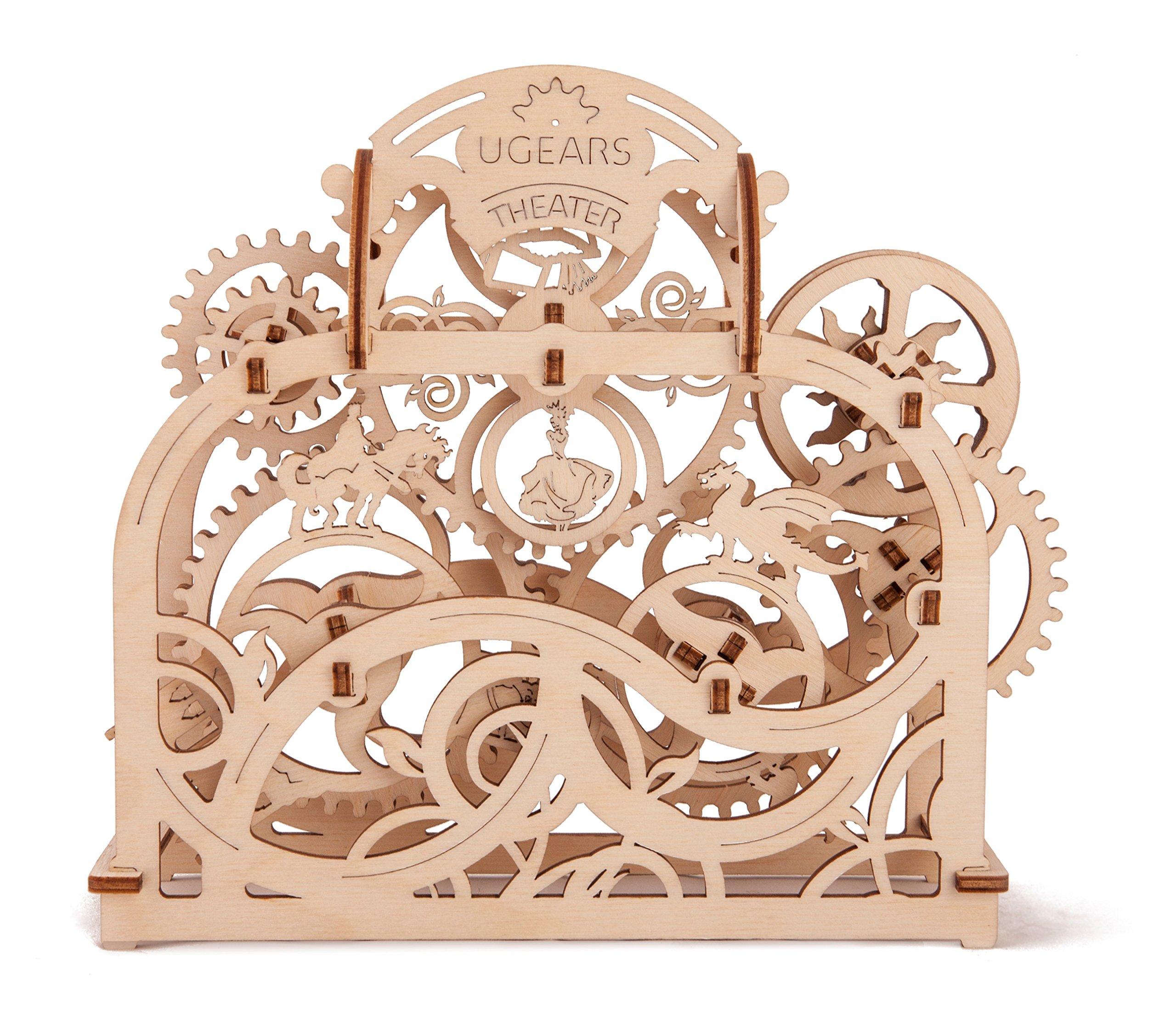 

Ugears Theater Wooden Puzzle 70002, Crafts, Model Building, 3D Puzzle, No Glue or Tools Required, for Adults