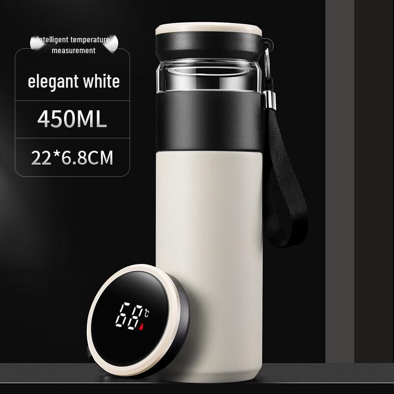 ZISIZ Smart Insulated Tea Infuser Bottle