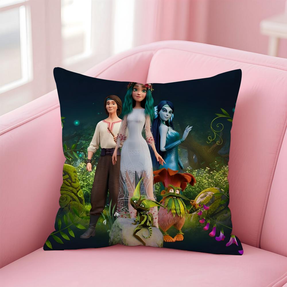 

M-Mavka The Forest Songs Cushion Cover Comfortable Reversible Pillow Cover Ideal For Car Sofa Bedroom & Beyond 30cmx30cm
