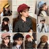 Fashionable Baker Boy Peaked Cap For Women With Vintage Style And Cozy Comfort