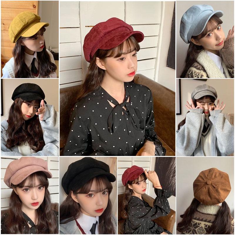 Fashionable Baker Boy Peaked Cap For Women With Vintage Style And Cozy Comfort
