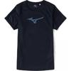 Mizuno Performance Sports Lifestyle Series Round Neck Breathable Comfortable Short Sleeve T-Shirt Women Tops Black J2MA2240