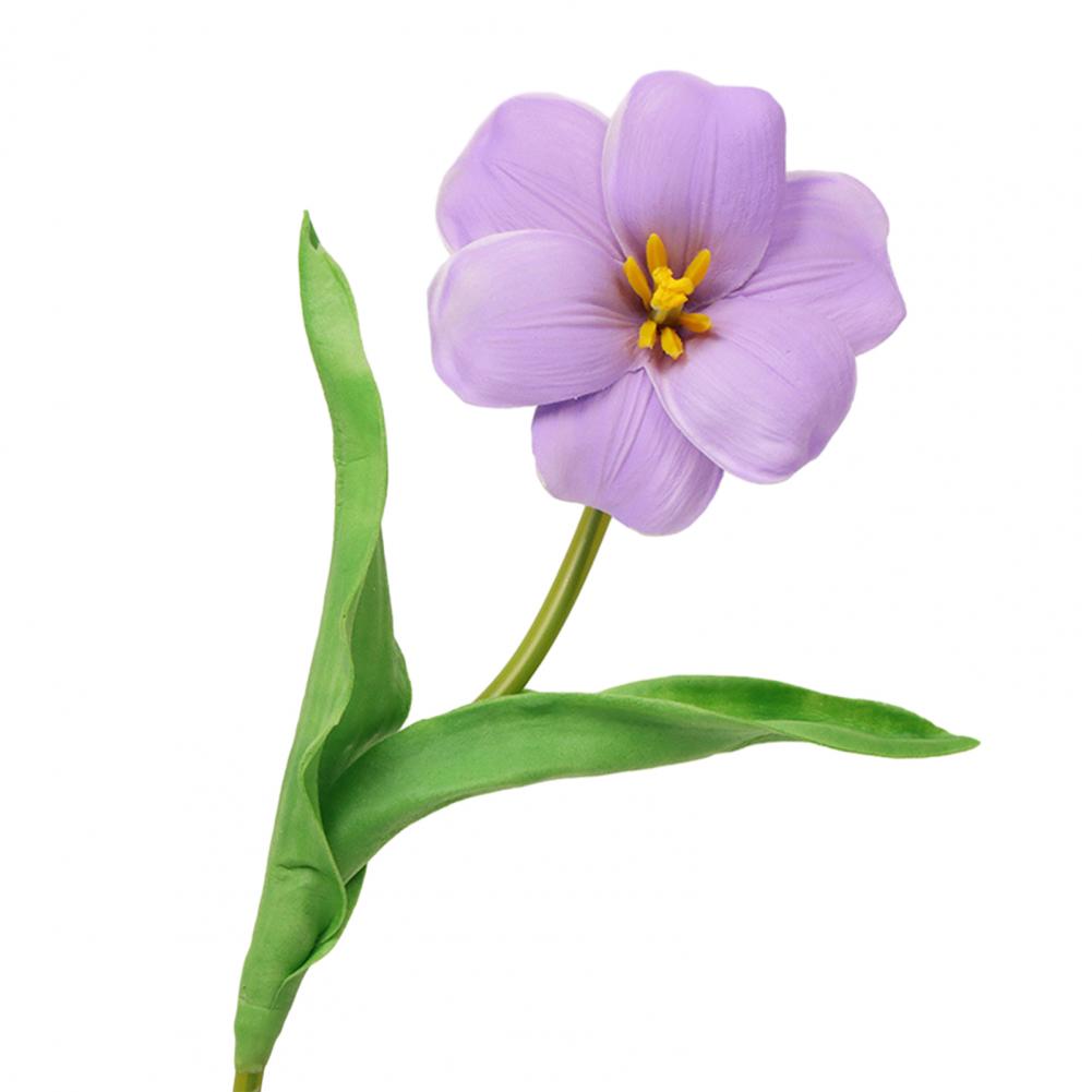 5 stk Simulerte Tulipaner Bukett Realistiske Falske Blomster Hjemmedekor Kunstig Tulipanarrangement med Bøyelige Stengler