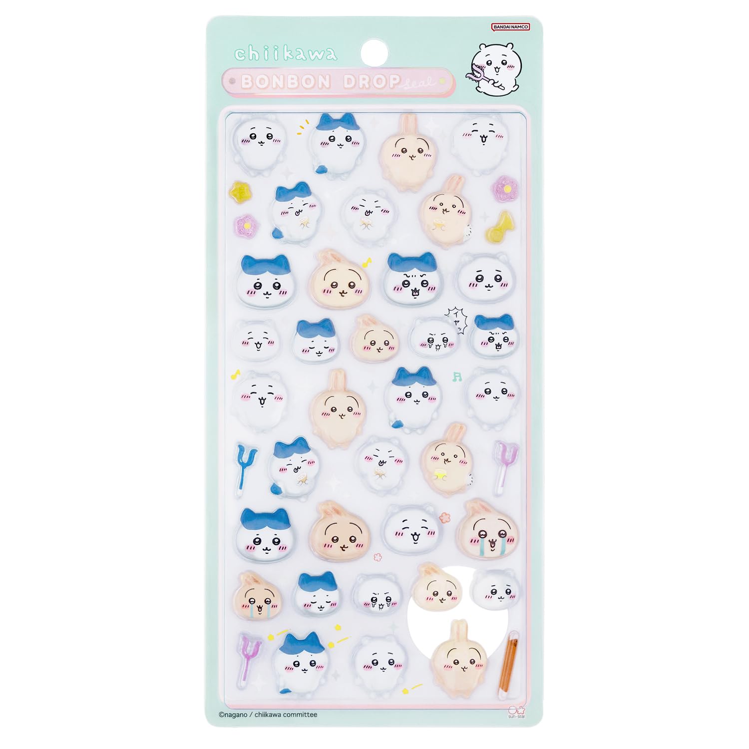 Канцтовары Sun-Star Товары Chiikawa Наклейки Bonbon Drop Chiikawa x Hachiware x Usagi S8542945