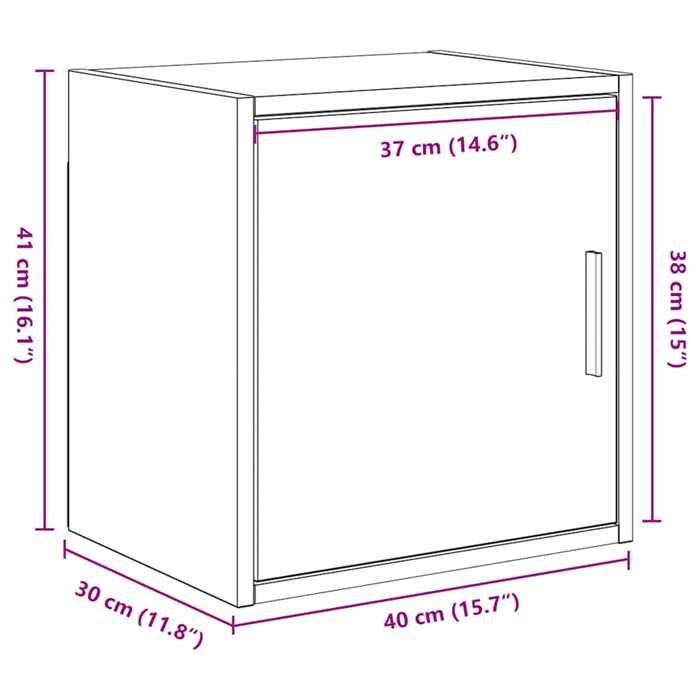 VidaXL Armoires murales de garage 2 pcs chêne sonoma bois d'ingénierie, armoire, placard mural de garage, armoire à outils 860630