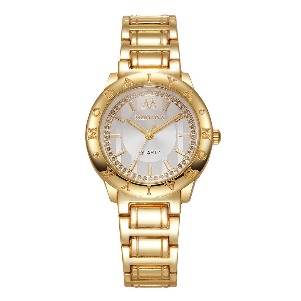 Luxury Rhinestone Women Watches Fashion Stainless Steel Strap Wristwatch For Ladies Clock Reloj Mujer