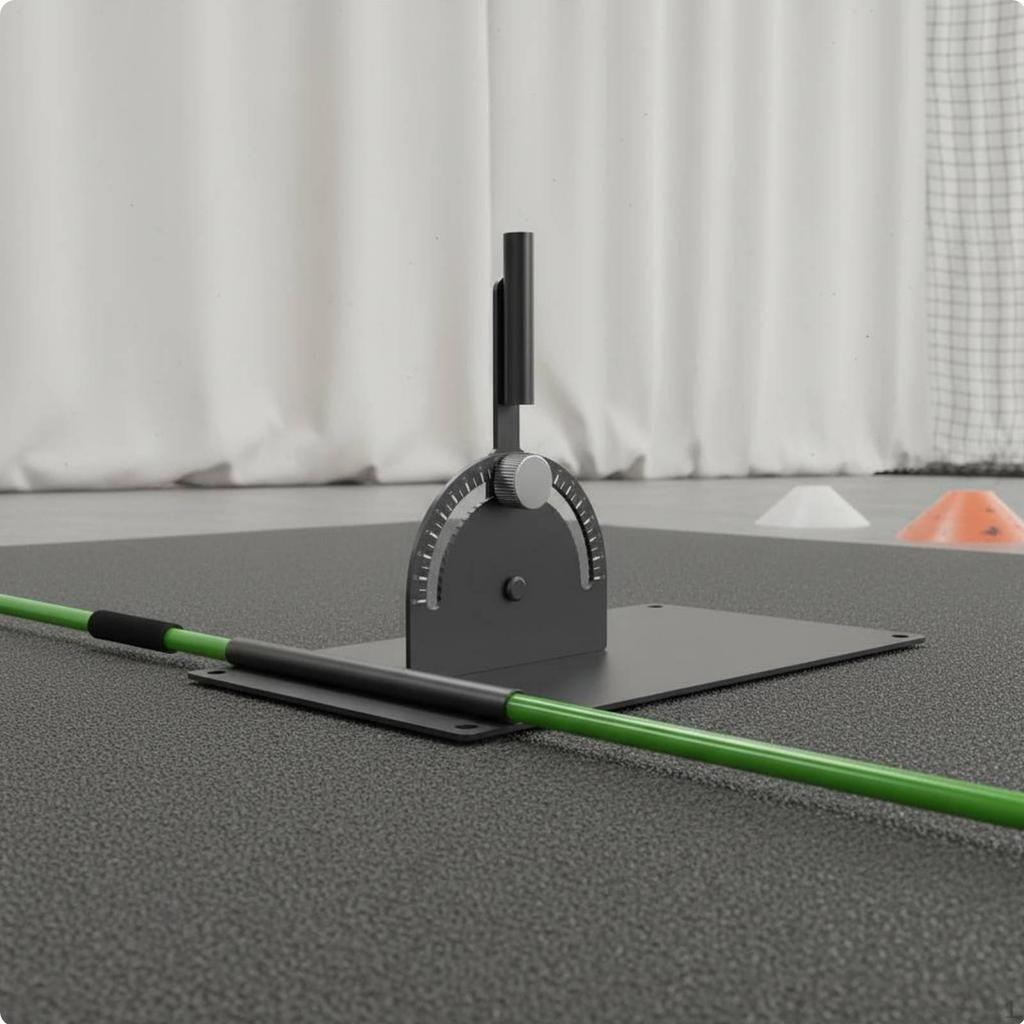 Golf Swing Stand Indoor & Outdoor Practice Base Easy to Use Utilize Athletic Training