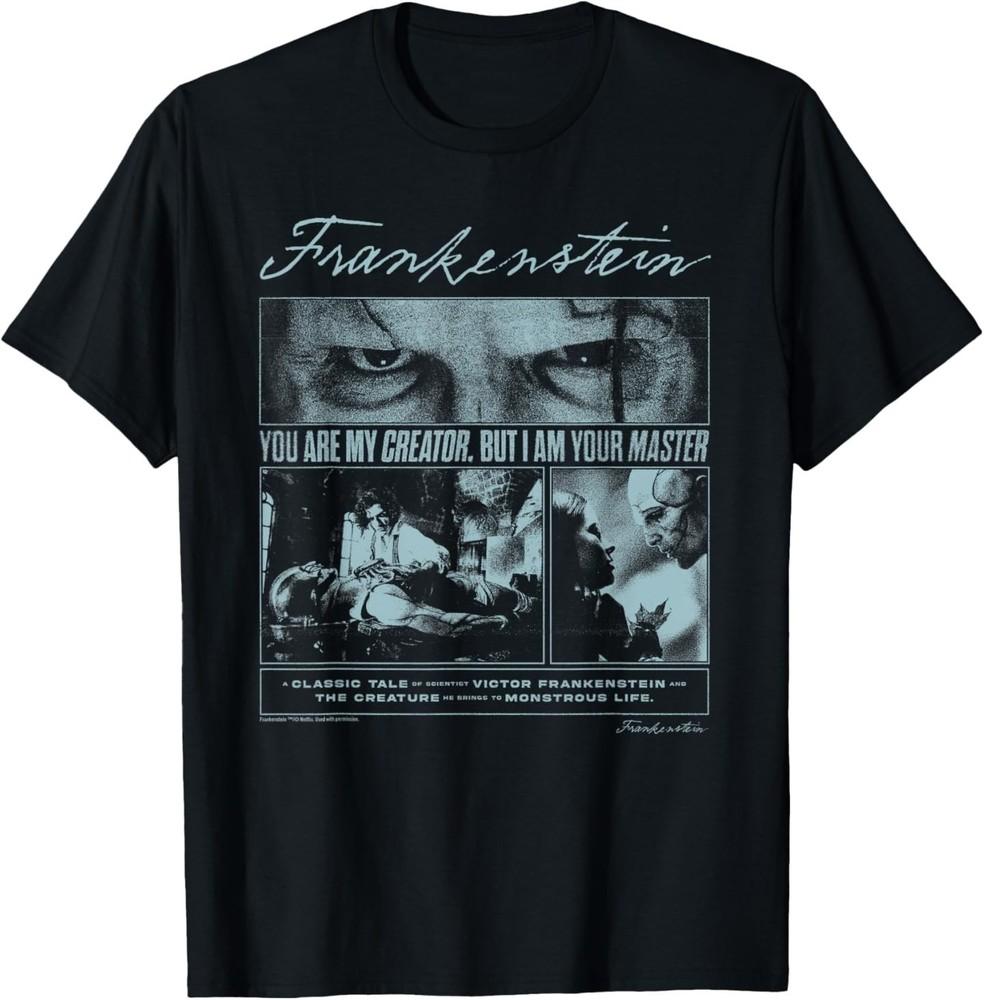 Frankenstein Poster Graphic Officially Licensed T-Shirt Unisex T-Shirt M