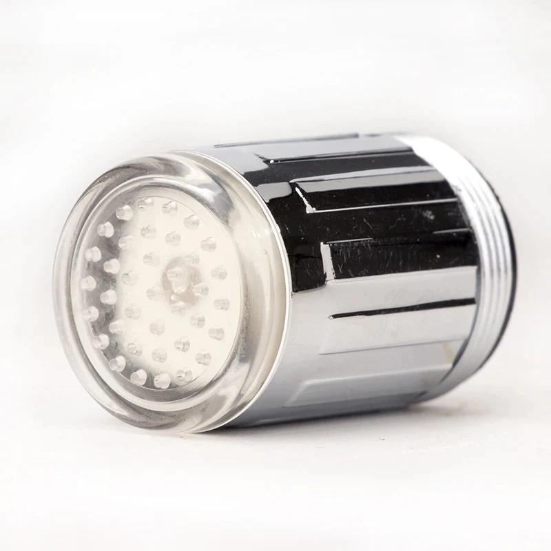7-Color Change Automatically LED Faucet Head Glow Water Saving Stream Light Faucet Aerator Tap Nozzle for Kitchen Bathroom