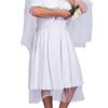 Men's Bride Drag Queens Groom Party Funny Comedy Costume Outfit White