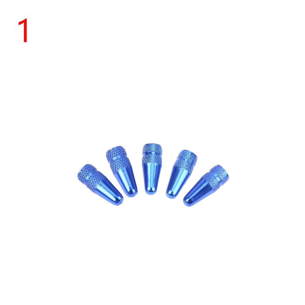 5/10PCS Bicycle Tire Valve Cap Aluminum High Pressure Caps for Presta Valves Rainbow Color Bike Tyre Hat MTB Bike Accessories