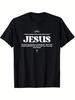 Christliches Herren T-Shirt mit Römer 10,9 Bibelvers  Bekenne mit deinem Mund Jesus  Heilige Schrift