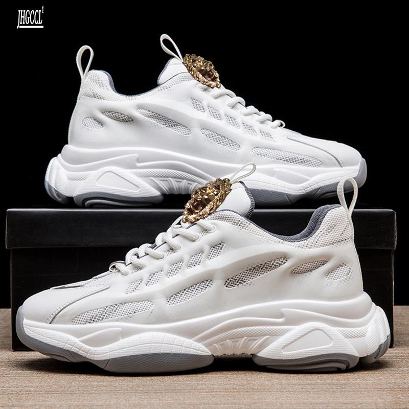 

Fashion New men s shoes High top casual shoes Air cushion shoes mid-tube soft soled shoes High quality sports shoes 38