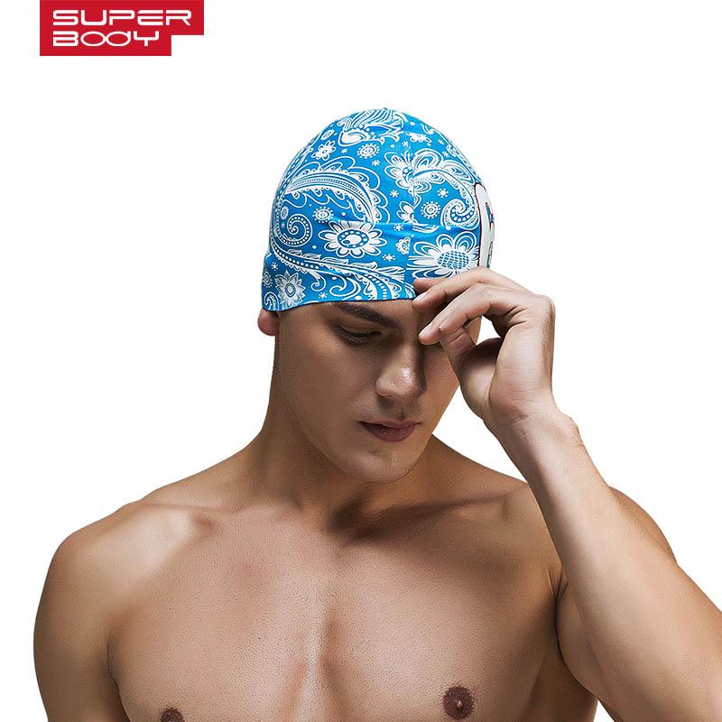 Sommer Wasser Mann Schwimmkappen Silikon Jungen Neu Blau Badekappe Männlich Erwachsenen Professionell Wasserdicht Ohr Verkauf
